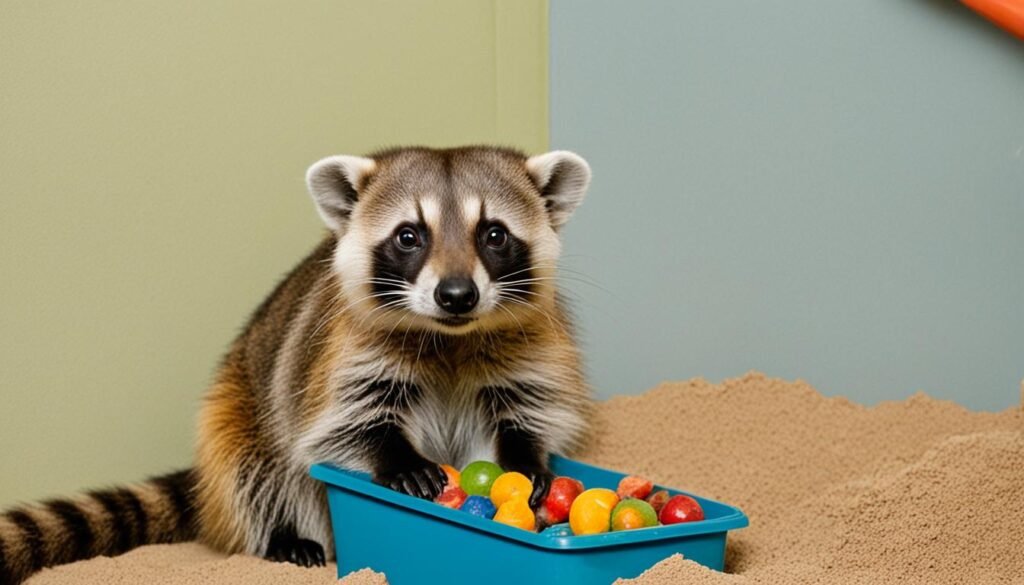 Training a Coatimundi to Use a Litter Box